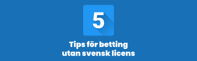tips untuk bertaruh tanpa lisensi Swedia