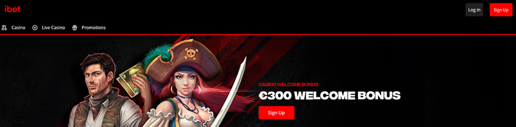 ibet casino screenshot bonus
