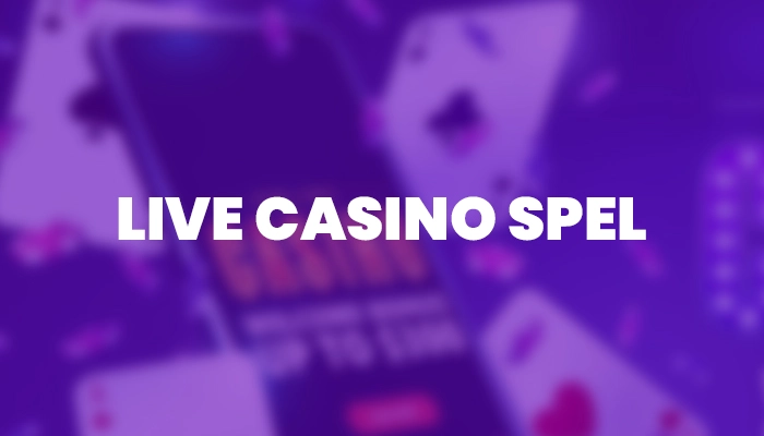 spel på live casinon